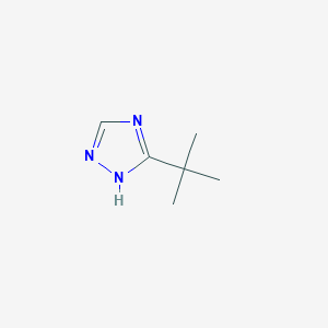 molecular formula C6H11N3 B1316155 3-(叔丁基)-1H-1,2,4-三唑 CAS No. 96440-78-7