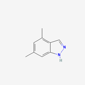 molecular formula C9H10N2 B1316163 4,6-dimethyl-1H-indazole CAS No. 43120-31-6