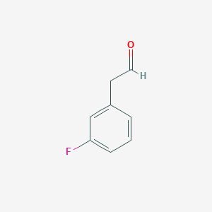 molecular formula C8H7FO B1316165 2-(3-Fluorophenyl)acetaldehyde CAS No. 75321-89-0