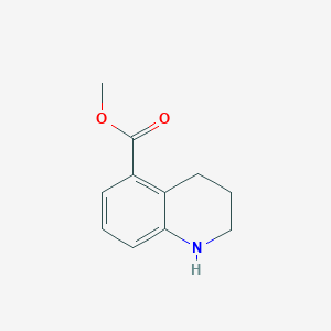 molecular formula C11H13NO2 B1316171 Methyl 1,2,3,4-tetrahydroquinoline-5-carboxylate CAS No. 939758-71-1