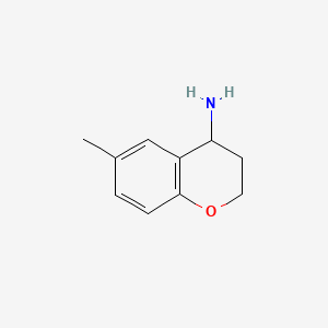 B1316175 6-Methylchroman-4-amine CAS No. 638220-39-0