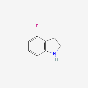 molecular formula C8H8FN B1316176 4-Fluoroindoline CAS No. 552866-98-5