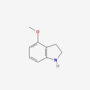 molecular formula C9H11NO B1316177 4-methoxy-2,3-dihydro-1H-indole CAS No. 7555-94-4