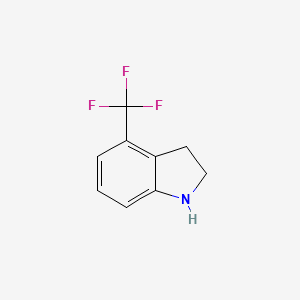 molecular formula C9H8F3N B1316179 4-(Trifluoromethyl)indoline CAS No. 905274-07-9