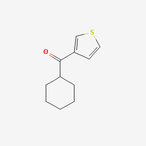 molecular formula C11H14OS B1316183 Cyclohexyl 3-thienyl ketone CAS No. 36646-69-2