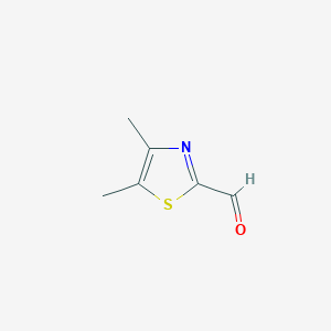 molecular formula C6H7NOS B1316184 4,5-Dimethylthiazole-2-carbaldehyde CAS No. 74531-15-0