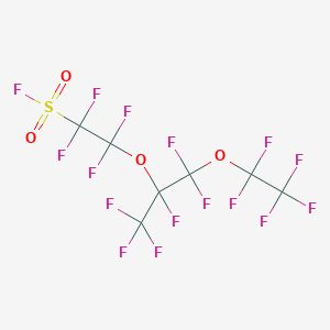 molecular formula C7F16O4S B1316186 Perfluoro(4-methyl-3,6-dioxaoctane)sulfonyl fluoride CAS No. 27744-59-8