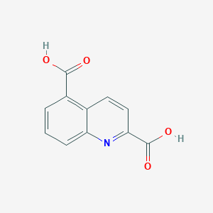 molecular formula C11H7NO4 B131620 2,5-Quinolinedicarboxylic acid CAS No. 155602-27-0
