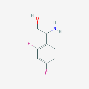molecular formula C8H9F2NO B1316205 2-Amino-2-(2,4-difluorophenyl)ethan-1-OL CAS No. 872574-40-8