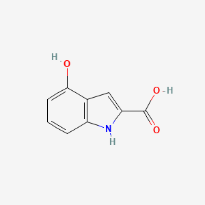 molecular formula C9H7NO3 B1316209 4-Hydroxy-1H-indole-2-carboxylic acid CAS No. 80129-52-8