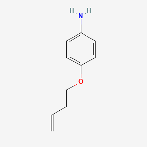 molecular formula C10H13NO B1316212 4-(3-Buten-1-yloxy)aniline CAS No. 667465-97-6