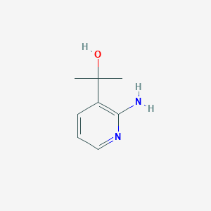 molecular formula C8H12N2O B1316218 2-(2-Aminopyridin-3-yl)propan-2-ol 
