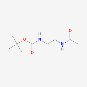 molecular formula C9H18N2O3 B1316223 Tert-butyl 2-acetamidoethylcarbamate CAS No. 207129-09-7