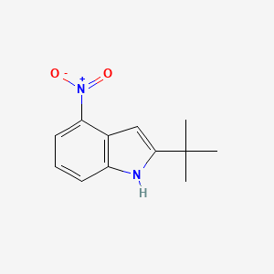 molecular formula C12H14N2O2 B1316225 2-tert-Butyl-4-nitroindole CAS No. 242794-70-3