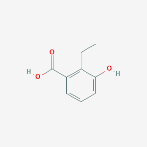 molecular formula C9H10O3 B1316228 2-Ethyl-3-hydroxybenzoic acid CAS No. 168899-32-9