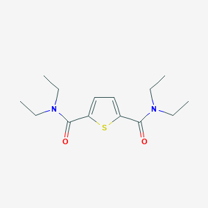 molecular formula C14H22N2O2S B1316230 N,N,N',N'-Tetraethylthiophene-2,5-dicarboxamide CAS No. 255850-29-4