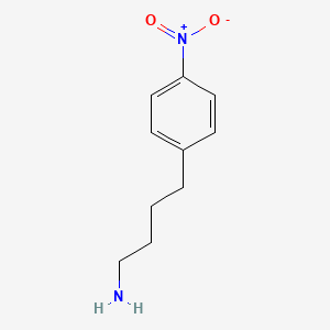 molecular formula C10H14N2O2 B13162312 4-(4-Nitrophenyl)butan-1-amine CAS No. 80258-63-5