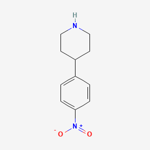 molecular formula C11H14N2O2 B1316232 4-(4-Nitrophenyl)piperidine CAS No. 26905-03-3