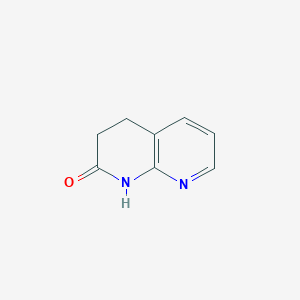molecular formula C8H8N2O B1316233 3,4-dihydro-1,8-naphthyridin-2(1H)-one CAS No. 40000-79-1