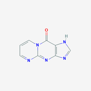 molecular formula C8H5N5O B131624 Pyrimido[1,2-a]purin-10(1H)-one CAS No. 103408-45-3