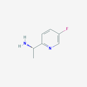 molecular formula C7H9FN2 B1316243 (S)-1-(5-Fluoropyridin-2-yl)ethanamine CAS No. 905587-15-7