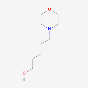 molecular formula C9H19NO2 B1316244 5-(Morpholin-4-yl)pentan-1-ol CAS No. 4344-62-1