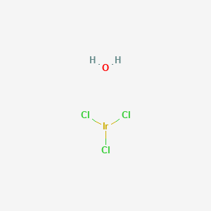 molecular formula Cl3H2IrO B1316252 Iridium trichloride hydrate CAS No. 14996-61-3
