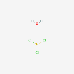 molecular formula Cl3H2IrO B1316252 Iridium(III) chloride hydrate CAS No. 14996-61-3
