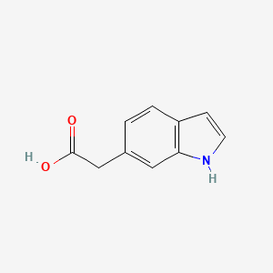 molecular formula C10H9NO2 B1316258 2-(1H-Indol-6-yl)acetic acid CAS No. 39689-58-2