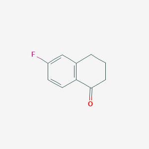 molecular formula C10H9FO B1316269 6-Fluoro-1-tetralone CAS No. 703-67-3