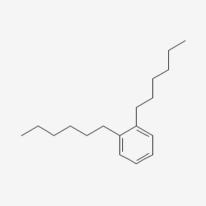 molecular formula C18H30 B1316274 1,2-Dihexylbenzene CAS No. 65910-04-5