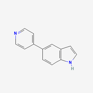 molecular formula C13H10N2 B1316283 5-(吡啶-4-基)-1H-吲哚 CAS No. 90679-35-9