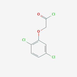 molecular formula C8H5Cl3O2 B1316285 (2,5-二氯苯氧基)乙酰氯 CAS No. 55502-51-7
