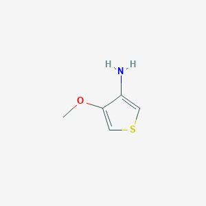 molecular formula C5H7NOS B1316288 4-Methoxythiophen-3-amine CAS No. 125605-35-8