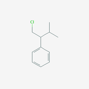 molecular formula C11H15Cl B13162903 (1-Chloro-3-methylbutan-2-yl)benzene CAS No. 5285-30-3