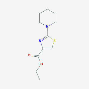 molecular formula C11H16N2O2S B1316295 2-(哌啶-1-基)噻唑-4-甲酸乙酯 CAS No. 126533-98-0