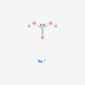 molecular formula CH2NaO3 B1316302 Sodium bicarbonate-(13-C) 