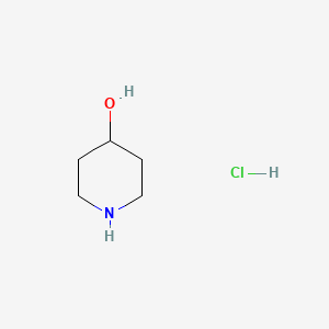 molecular formula C5H12ClNO B1316304 4-Hydroxypiperidine hydrochloride CAS No. 5382-17-2