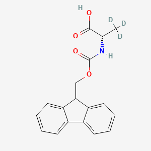 molecular formula C18H17NO4 B1316306 Fmoc-ala-oh (3,3,3-d3) CAS No. 225101-67-7