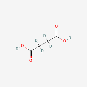 molecular formula C4H6O4 B1316308 Succinic acid-d6 CAS No. 21668-90-6
