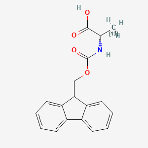 molecular formula C18H17NO4 B1316309 Fmoc-Ala-OH（3-13C） CAS No. 201489-21-6