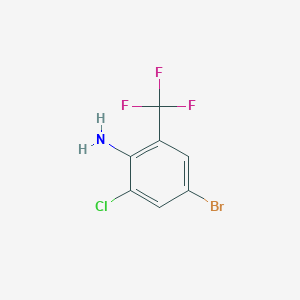 4-Bromo-2-chloro-6-(trifluoromethyl)aniline