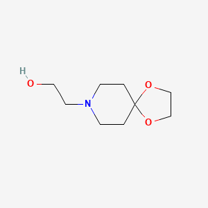 molecular formula C9H17NO3 B1316323 1-(2-Hydroxyethyl)-4-piperidone ethylene ketal CAS No. 37443-73-5