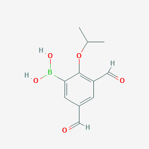3,5-Diformyl-2-isopropoxyphenylboronic acid