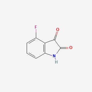 molecular formula C8H4FNO2 B1316342 4-氟吲哚-2,3-二酮 CAS No. 346-34-9