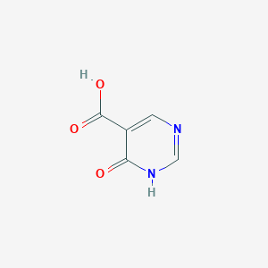 molecular formula C5H4N2O3 B1316353 4-Hydroxypyrimidine-5-carboxylic acid CAS No. 65754-04-3