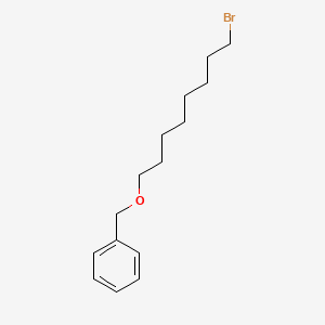 molecular formula C15H23BrO B1316359 Benzene, [[(8-bromooctyl)oxy]methyl]- CAS No. 83515-83-7