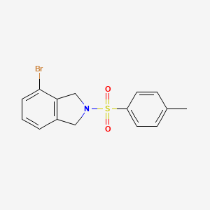 molecular formula C15H14BrNO2S B1316365 4-Bromo-2-tosylisoindoline CAS No. 127168-83-6