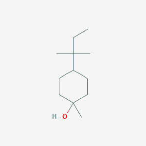 molecular formula C12H24O B13163685 1-Methyl-4-(2-methylbutan-2-yl)cyclohexan-1-ol 