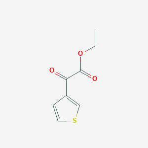 molecular formula C8H8O3S B1316402 Ethyl thiophenene-3-glyoxylate CAS No. 53091-09-1